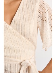 Top cache-cœur ajouré