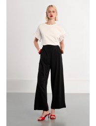 Pantalon basique, taille haute