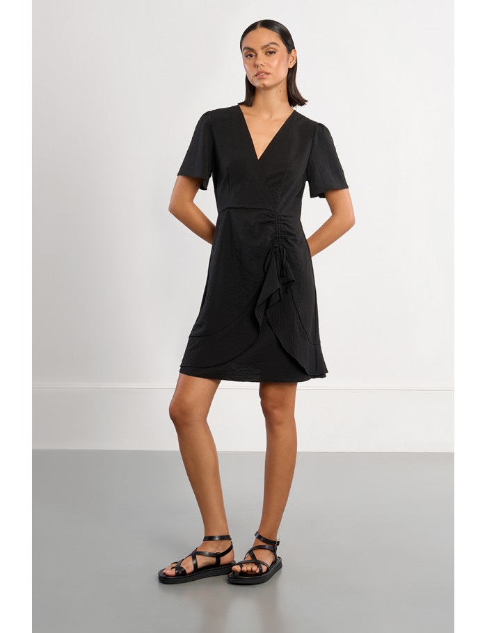 Asymmetrical mini dress