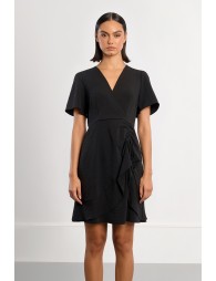 Asymmetrical mini dress