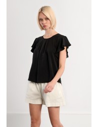Ruffle sleeve top