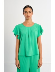 Top manches à volants