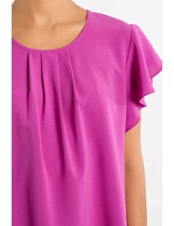 Ruffle sleeve top