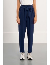 Pantalon taille paperbag