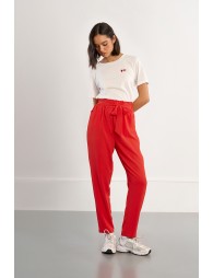 Paperbag waist trousers
