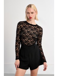 Sous-pull en dentelle