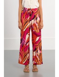 Wide-leg trousers, with print