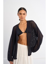 Gilet en maille ajourée