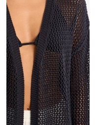 Gilet en maille ajourée