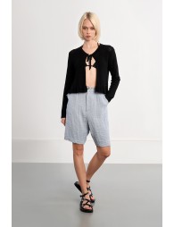 Top ouvert en maille