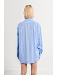 Oversized striped shirt
