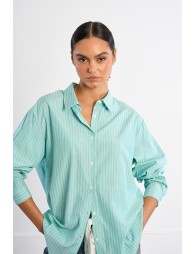 Chemise oversize rayée