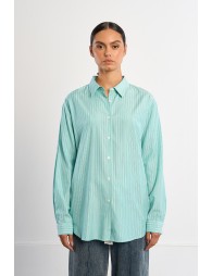 Oversized striped shirt