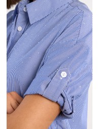 Robe chemise oversize à strass