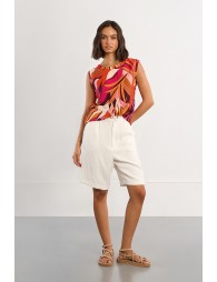 Débardeur à imprimé graphique