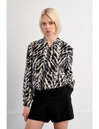 Bomber jacket with zip