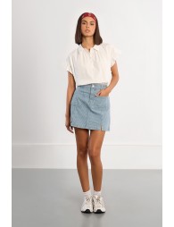 Cotton poplin blouse