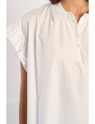 Cotton poplin blouse