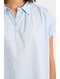 Cotton poplin blouse