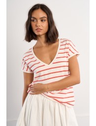 Red striped T-shirt