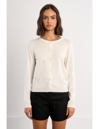 Cardigan aux motifs palmiers