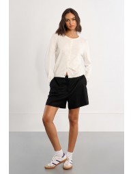 Cárdigan de mujer de manga larga, estampado palmeras.