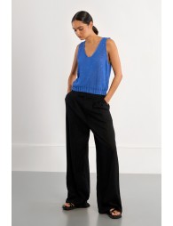 Knitted tank top, iridescent