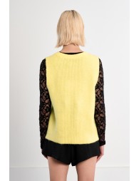 Gilet sans manches, boutonné