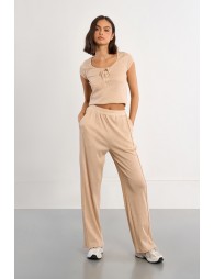 Iridescent jogger pants