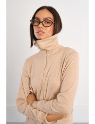 Iridescent double-zip jogger jacket