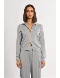 Veste de jogger irisée à double zip