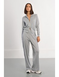 Iridescent double-zip jogger jacket