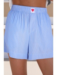 Short de mujer corto, estampado rayas.