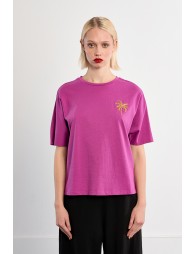 T-shirt oversize palmier