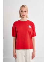 T-shirt oversize palmier