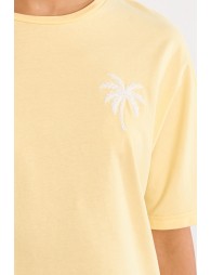 Oversized palm tree T-shirt