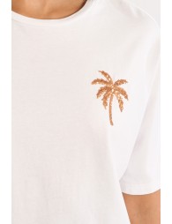 Oversized palm tree T-shirt