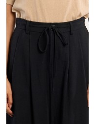 Pantalon large, taille haute