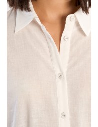 Camisa de mujer manga 3/4, ajustable.