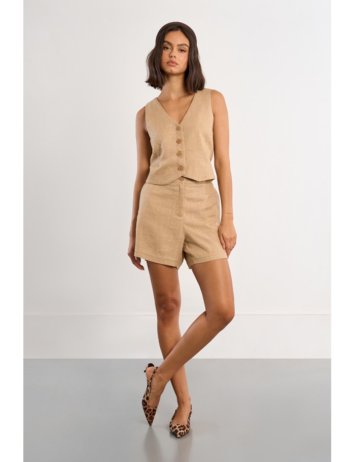Linen shorts