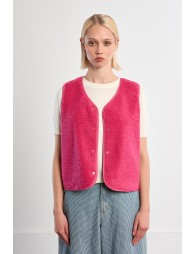 Veste courte sans manches