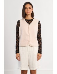 Veste courte sans manches