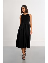 Cotton smocked dress