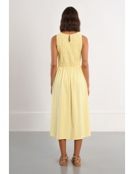 Cotton smocked dress