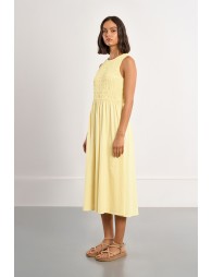 Cotton smocked dress