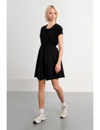 Robe mini en nylon, à cordon