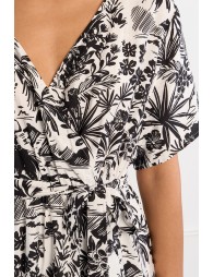 Hawaii wrap mini dress