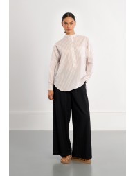 Chemise col Mao en coton