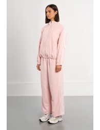 Veste de survêtement en nylon et en dentelle