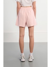 Short de survêtement en nylon et en dentelle